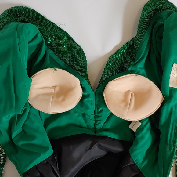 Stephen Yearick Emerald Green Gown Size 2 - Picture 16 of 16